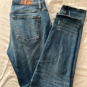 Madewell Straight Leg Blue Jeans
